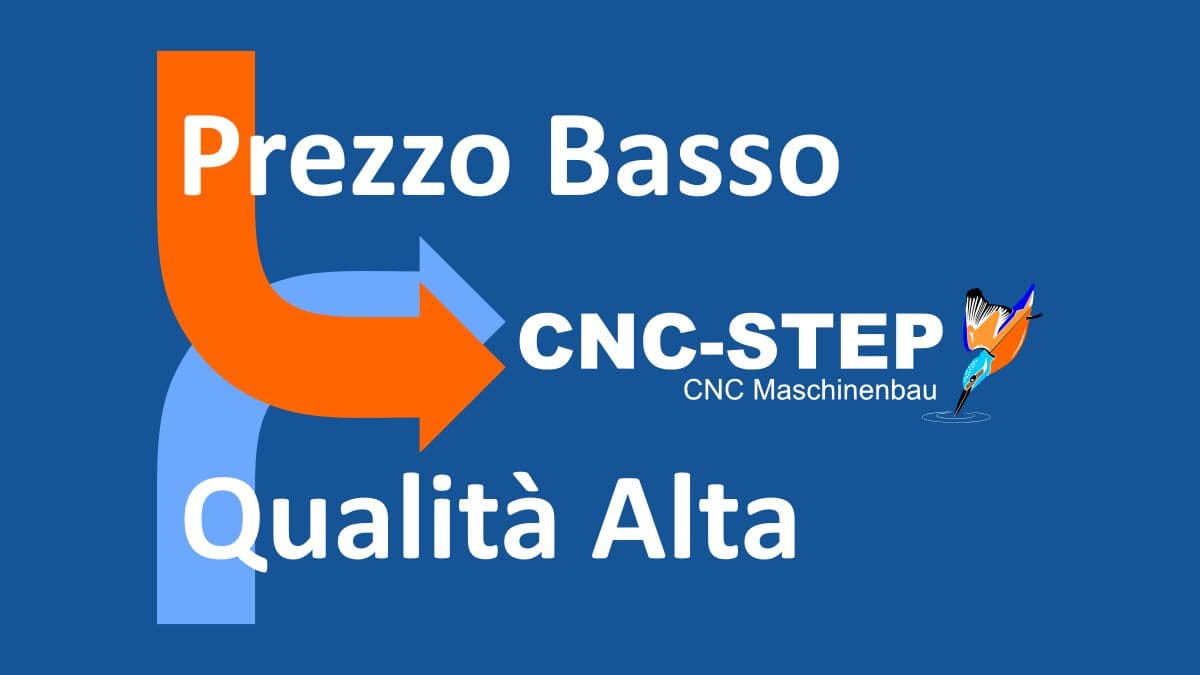CNC-STEP produce pantografi CNC di buona qualità a costo contenuto