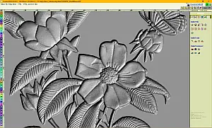 Construcam-3D, CAD CAM per le macchine CNC Step e macchine di terze parti, esempio di modellazione 3D artistica