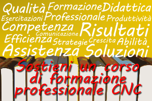 Frequenta un corso di formazione professionale CNC