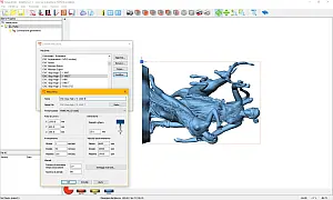 Deskproto, CAM 3D per programmare lavorazioni CNC 3D a tre assi lineari e due assi lineari con quarto asse rotativo od anche con quinto asse indicizzato
