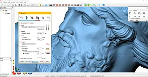 Deskproto esempio di lavorazione di un busto classico usando il tutore, terza fase