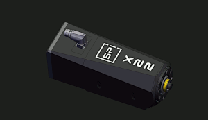 Spinogy X 22 animazione che mostra la scocca protettiva ed il modulo elettromandrino interno